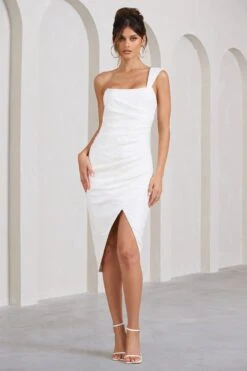 Dentelle | White Lace Corset Wrap Midi Dress -ENY Clothing Shop WB BR CL128462005 DentelleWhiteLaceCorsetWrapMidiDress3
