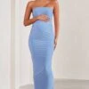 Juniper | Powder Blue Strapless Maternity Maxi Dress -ENY Clothing Shop WB CC CL129881115 JuniperPowderBlueStraplessMaternityMaxiDress2