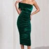 Remember Me | Bottle Green Velvet One Shoulder Midi Dress -ENY Clothing Shop WB CC HR CL128809047 RememberMeBottleGreenVelvetOneShoulderMidiDress1 d5cd8b65 65d5 4e35 824f 29a587e0d78e