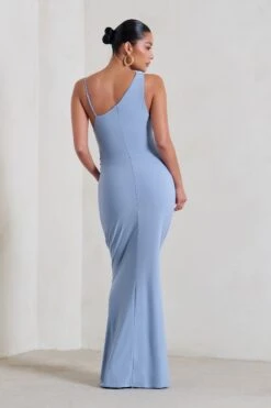 Phantasy | Powder Blue Maternity Cowl Neck Maxi Dress -ENY Clothing Shop WB CC HR CL129213 PhantasyPowderBlueMaternityCowlNeckMaxiDress5