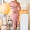 Sweet Dreams | Blush Pink Maternity Asymmetric Ruched Midi Dress -ENY Clothing Shop WB CL125304 Blush ruched Asymetric Maternity Maxi Dress0 f5cf7683 fe00 4cce ace1 4fb9638ca6d7