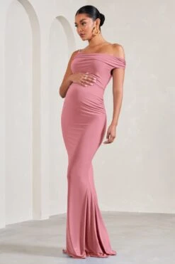 My Wish | Blush Pink Strappy Asymmetric Maternity Maxi Dress -ENY Clothing Shop WB CL129570081 MyWishBlushPinkStrappyAsymmetricMaternityMaxiDressBLUSHPINK2