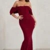 Gabrielle | Berry Red Bardot Neckline With Drape Sleeves Maxi Dress -ENY Clothing Shop WB HR CL128402 GabrielleBerryRedBardotNecklineWithDrapeSleevesMaxiDress0 76eac2cb 7748 445a 8c8d 0a8f1997e4ef