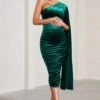 Gianna | Bottle Green Velvet Maternity One Shoulder Cape Bodycon Midi Dress -ENY Clothing Shop WB HR CL129814047 GiannaBottleGreenVelvetMaternityOneShoulderCapeBodyconMidiDress1 ced12abb 2dca 4891 bafa 7e60a239f167